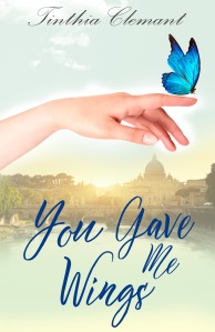 ebook cover-you gave me wings-tinthis clemant-woman's hand with butterfly